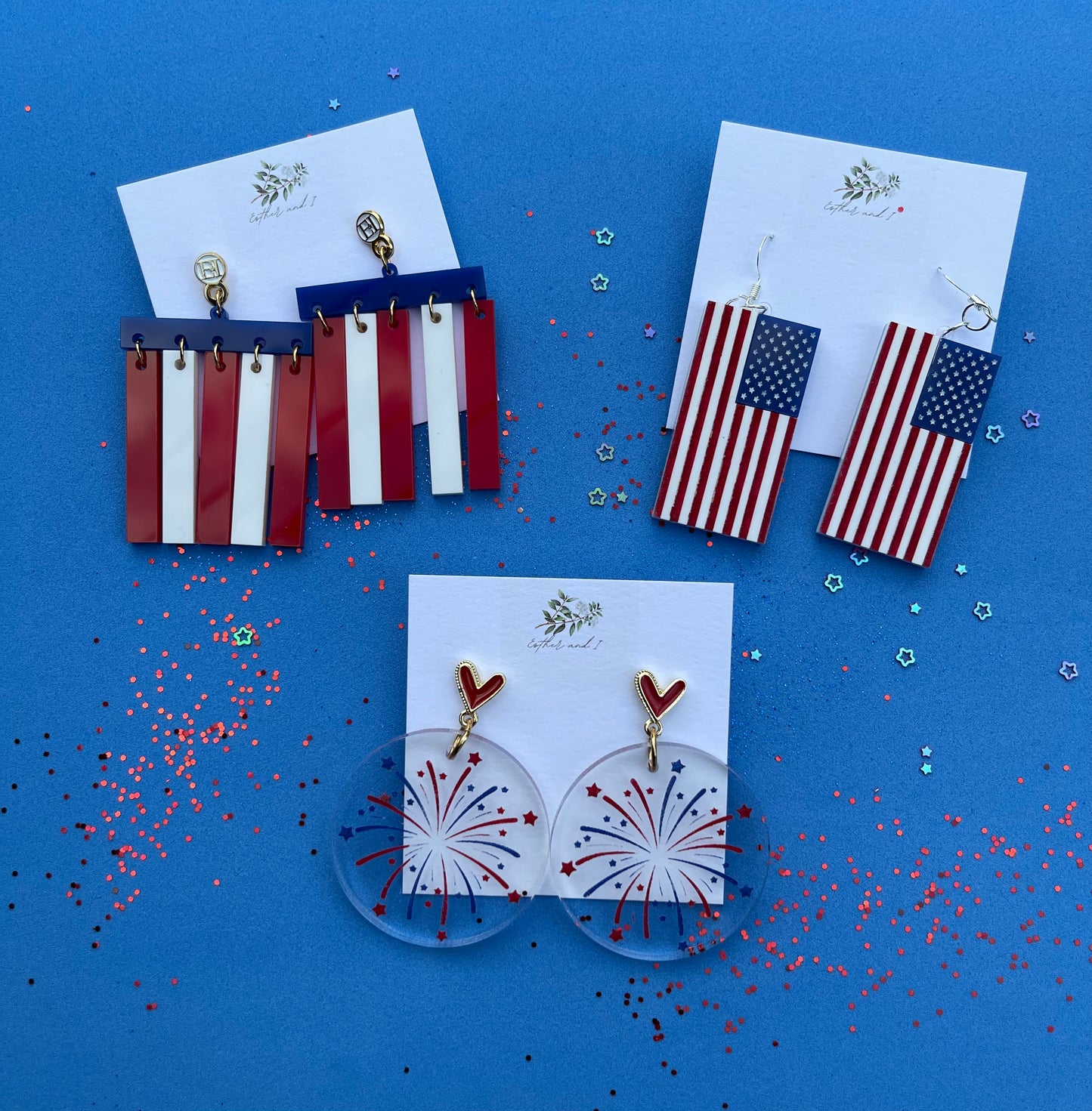 Patriotic Earrings