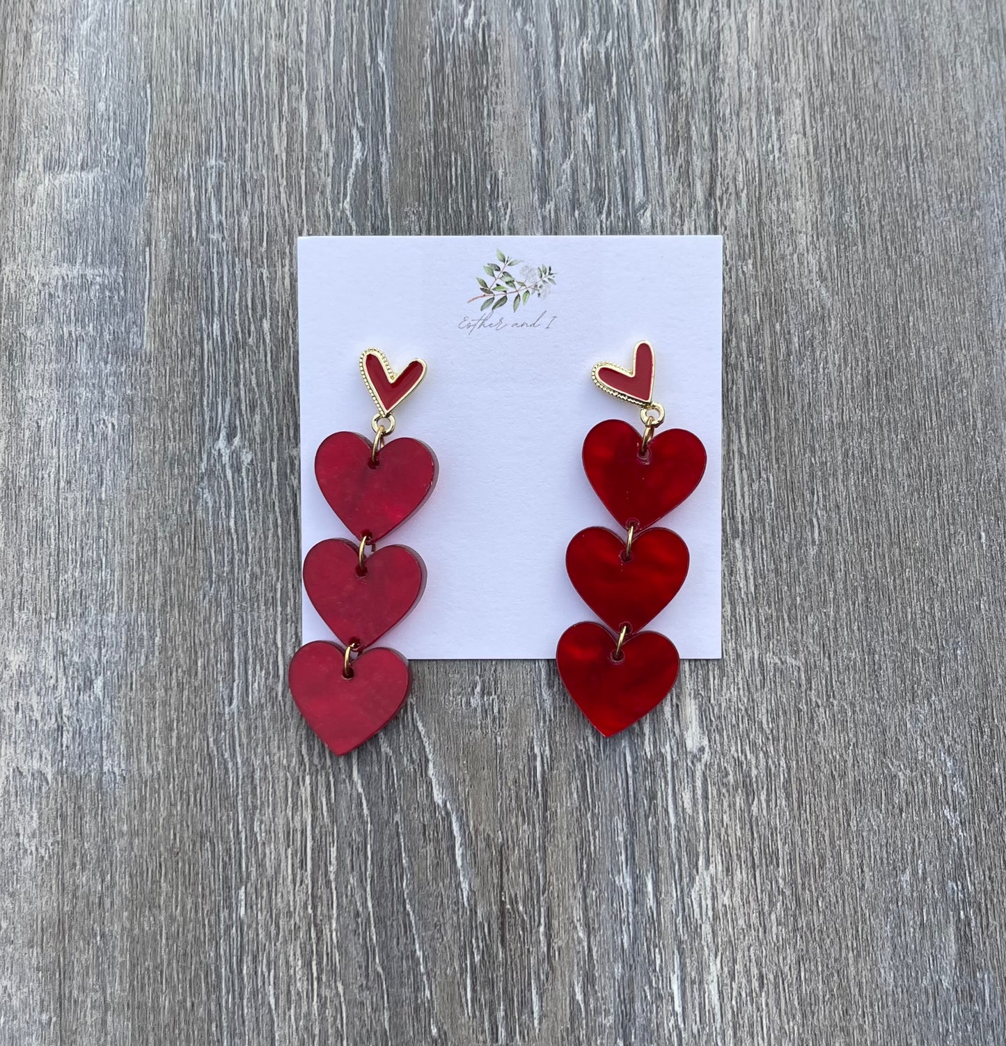 Heart earrings