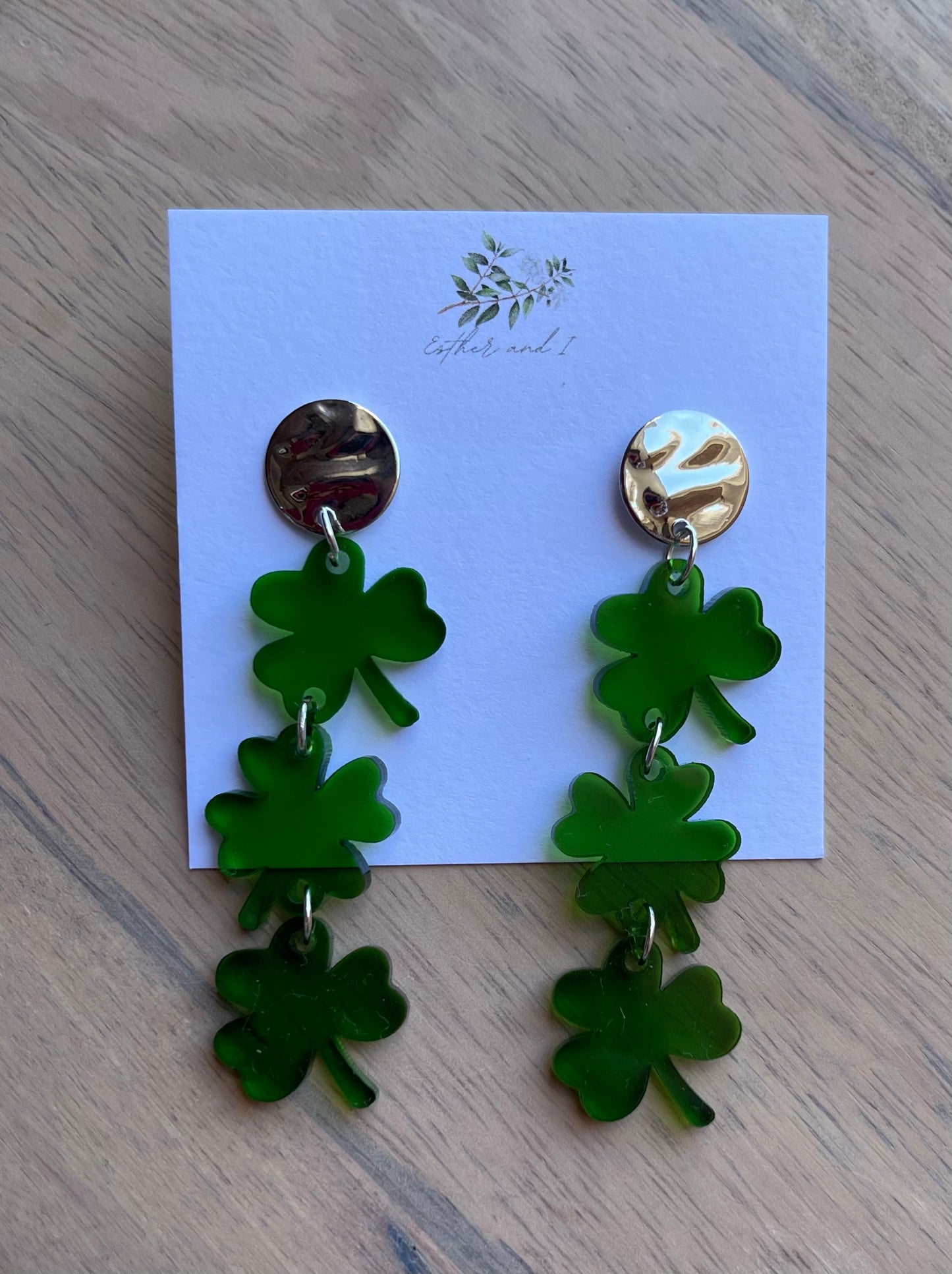 Shamrock earrings