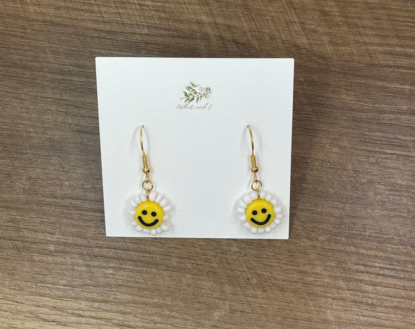 Smiley face earrings