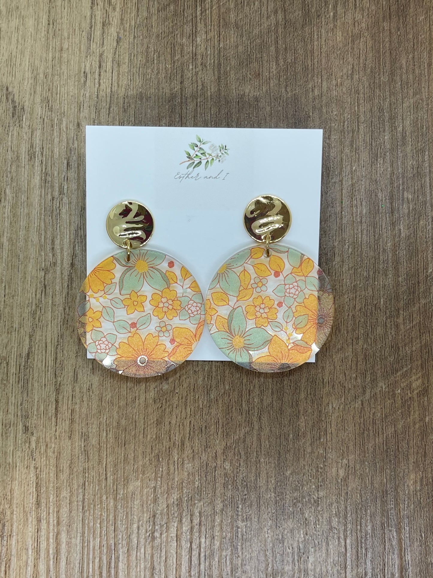 Disc Earrings