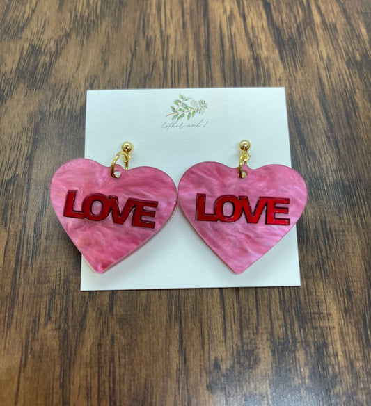 Love Heart Earrings