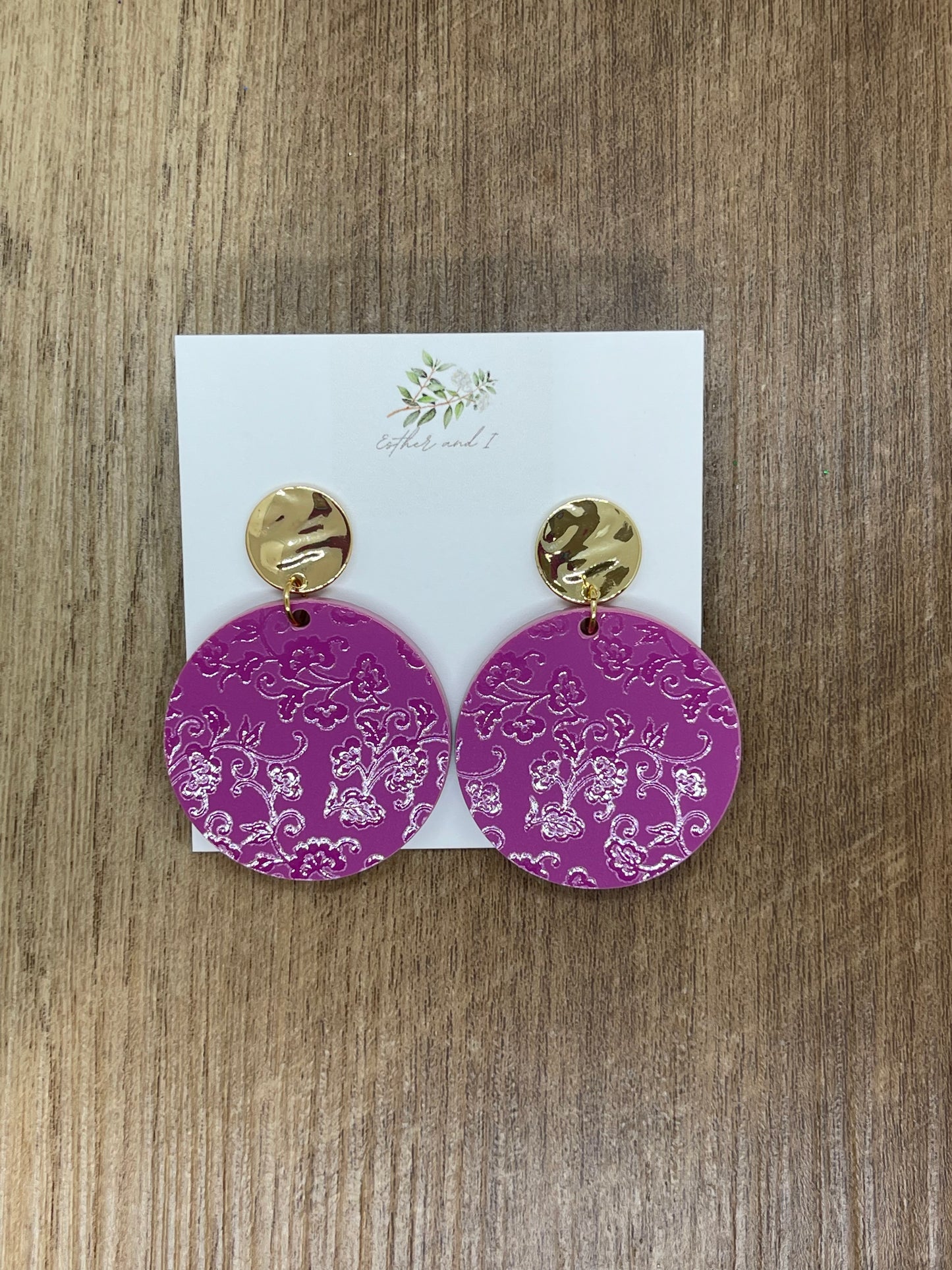 Disc Earrings